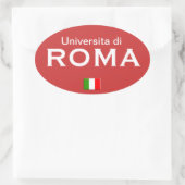 Ovale sticker européen de l'Université de Rome (Sac)