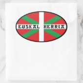 Ovale Sticker Euskal Herria (Sac)