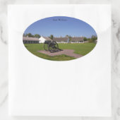Ovale Sticker Fort Wilkins (Sac)