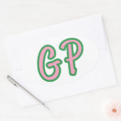 Ovale Sticker GP Bumper (Enveloppe)
