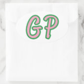 Ovale Sticker GP Bumper (Sac)