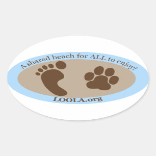 Ovale sticker: LOOLAorg Sticker