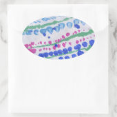 Ovale Sticker Lupine (Sac)