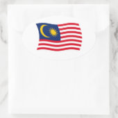 Ovale Sticker malaisien (Sac)