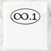 Ovale Sticker Marathon Parody (Sac)