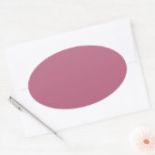 Ovale Sticker Mauve Oval (Enveloppe)