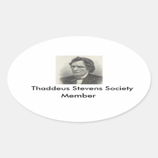 Ovale sticker membre Thaddeus Stevens Society