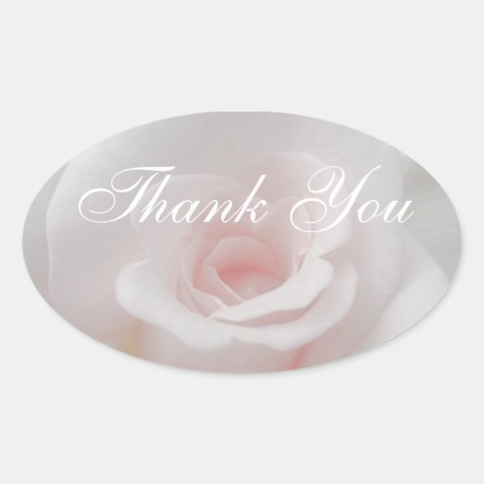 Ovale Sticker Merci mariage (Devant)
