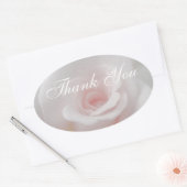 Ovale Sticker Merci mariage (Enveloppe)