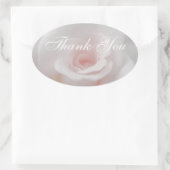 Ovale Sticker Merci mariage (Sac)