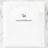 Ovale Sticker Moo Bumper (Sac)