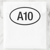 Ovale Sticker moteur Datsun Nissan A10 (Sac)