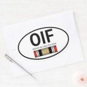 Ovale Sticker OIF (Enveloppe)