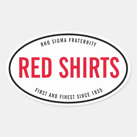 Ovale Sticker Oval Bumper (Devant)