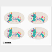 Ovale Sticker Oval Cinco De Mayo (Feuille)