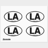 Ovale Sticker Oval Louisiana (Feuille)