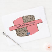 Ovale Sticker Oval (Peach LED S.C.C.) RFPMDesigns ©️ 202 (Enveloppe)