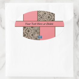 Ovale Sticker Oval (Peach LED S.C.C.) RFPMDesigns ©️ 202