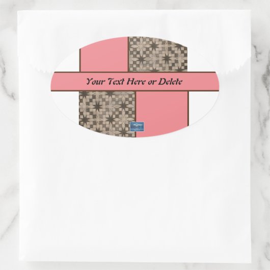 Ovale Sticker Oval (Peach LED S.C.C.) RFPMDesigns ©️ 202 (Sac)