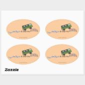 Ovale Sticker Pinzgauer (Feuille)