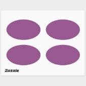 Ovale Sticker Plum Oval (Feuille)