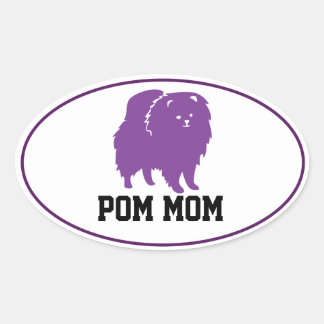 Ovale Sticker - Pom Mom