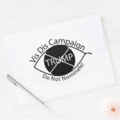 Ovale Sticker pour désobéissance visuelle (Enveloppe)