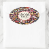 Ovale Sticker pour Tricot à coudre pour l'artisanat (Sac)