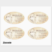 Ovale Sticker promotionnel Spa Alluring Curves (Feuille)