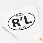 Ovale Sticker R'lyeh (Enveloppe)