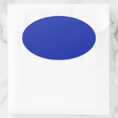 Ovale Sticker Royal Blue Oval (Sac)