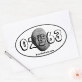 Ovale Sticker sandwich (Enveloppe)