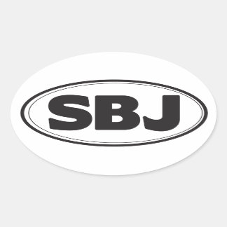 Ovale Sticker SBJ Oval