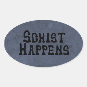 Ovale Sticker Schist Happens