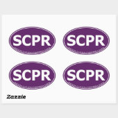 Ovale Sticker - SCPR (Vel)