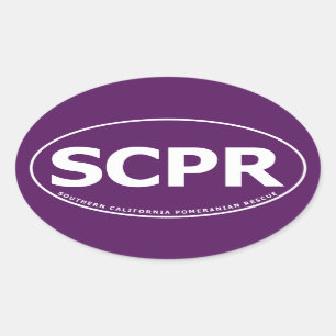 Ovale Sticker - SCPR