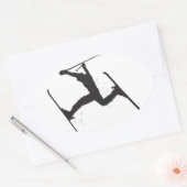 Ovale Sticker Sky Walker (Enveloppe)