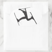 Ovale Sticker Sky Walker (Sac)