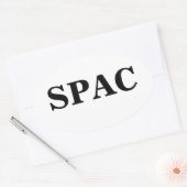Ovale Sticker SPAC (Enveloppe)