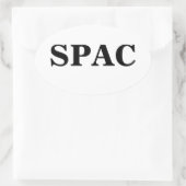 Ovale Sticker SPAC (Sac)