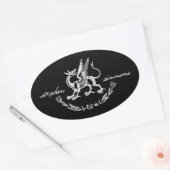 Ovale Sticker Stephen Simmons Griffin (Enveloppe)