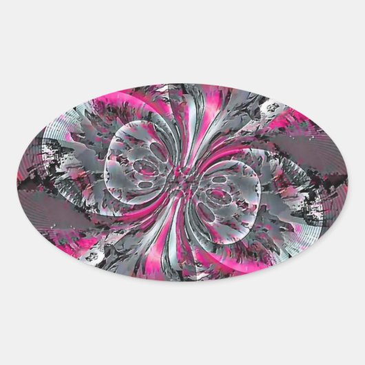 Ovale Sticker triangle Signaux mixtes (Devant)