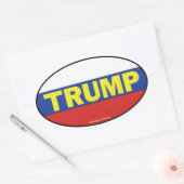 Ovale Sticker Trump Oval (Enveloppe)