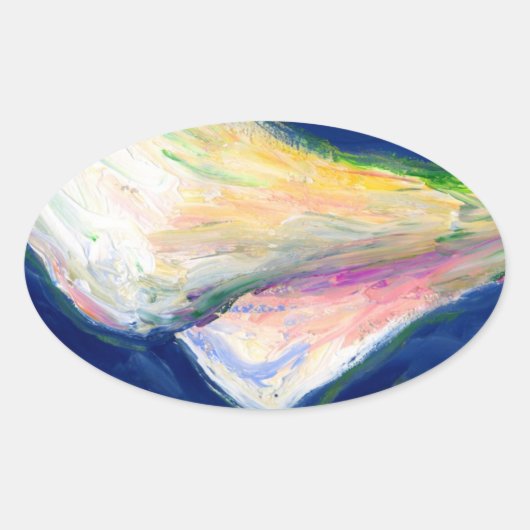 Ovale Sticker "Tuxedo Cuff" Lily (Devant)