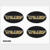 Ovale Sticker Valley (Feuille)