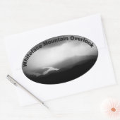 Ovale Sticker Whiteface Mountain Overlook (Enveloppe)