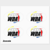Ovale Sticker World Drill Association (Feuille)