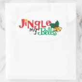 Ovale Stickers, glanzend Ovale Sticker (Tas)