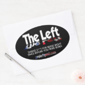 Ovale Stickers - Links, gedefinieerd... (Envelop)