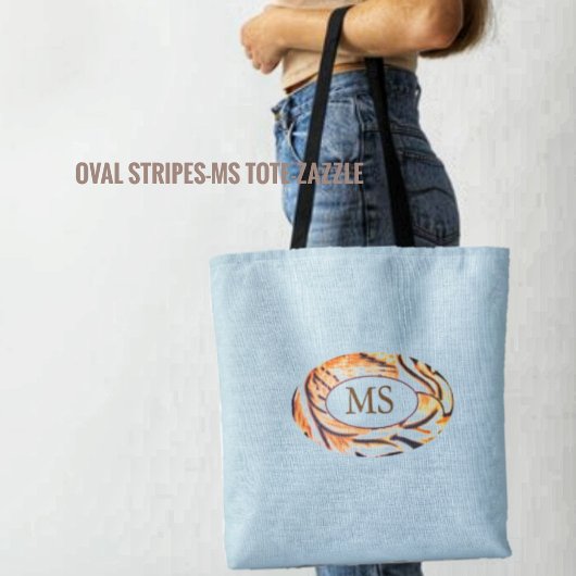 Ovale Stripes-MS Draagtas